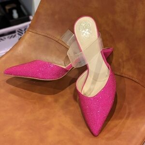 Sparkly Pink Vince Camuto Stilettos (Size 10)